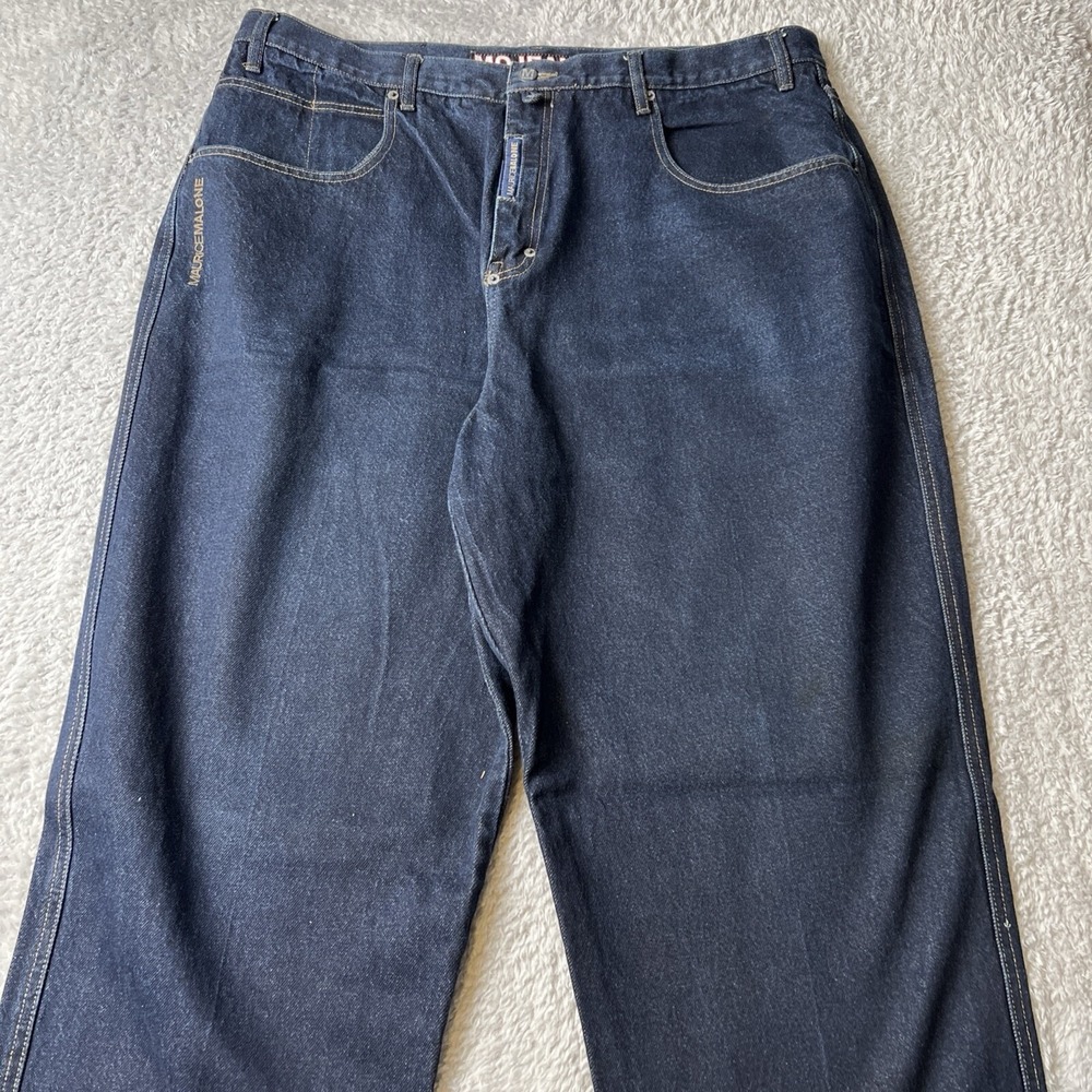 MoJeans Maurice Malone Mens 42 Baggy Fit Dark BlueY2K Urban Streetwear Hip Hop